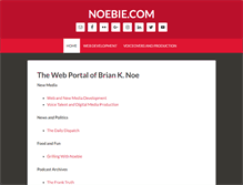 Tablet Screenshot of noebie.com